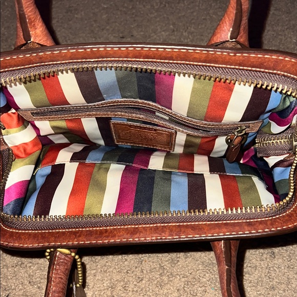 Coach Brown Leather Handbag - Picture 3 of 4